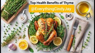 Top Health Benefits of Thyme Nature’s Tiny Health Powerhouse  ThymeLemon Roasted Chicken Recipe [upl. by Repsac]