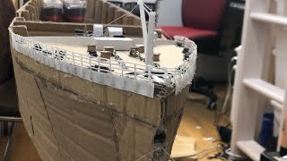 3 METER CARDBOARD TITANIC SINKING MODEL  Showcase1 [upl. by Benis809]