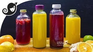 How to Make Water Kefir  Homemade Fermented Probiotic Soda  3 Flavours [upl. by Heringer]