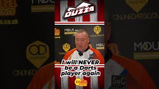 Glen Durrant I will NEVER be a Darts player again shorts [upl. by Nayt266]