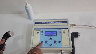 acco Advance Ultrasound Therapy Machine 1amp3Mhz for Physiotherapy Pain relief MedicalBazzar [upl. by Anelej]