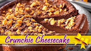 Crunchie Cheesecake Recipe with Cadbury Crunchie [upl. by Netsrik477]