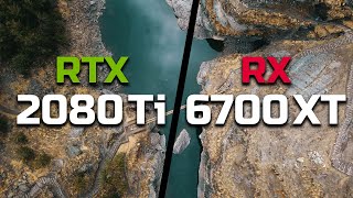 RTX 2080 Ti vs RX 6700 XT  Test in 9 Games [upl. by Barbra]