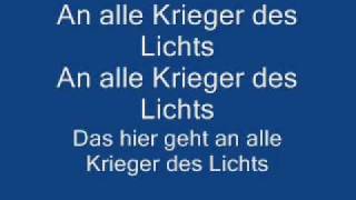 Silbermond  Krieger Des Lichts Lyrics [upl. by Amitie906]