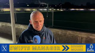 POST MATCH  Dungannon Swifts 14 Cliftonville [upl. by Vallonia]