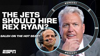 HIRE REX RYAN  Mike Greenberg thinks Robert Saleh is on the HOT SEAT 🔥  Greeny [upl. by Rednal]