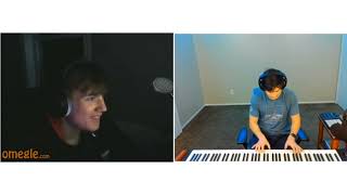 Call Of Duty Black Ops  Zombies Theme Song Piano Cover by Marcus Veltri on OMEGLE [upl. by Doi]