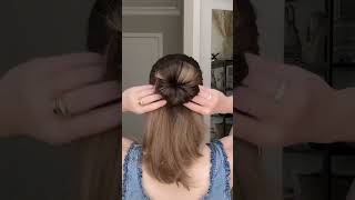 💙 amazinghacks hairstyle hair easyhairstyle bunhairstyle hairtutorial minivlog [upl. by Kimmie]