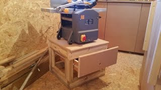 Building a stand with storage for my titan planer thicknesser [upl. by Torosian]