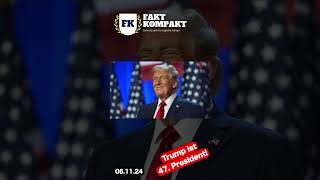 Donald Trump ist 47 Präsident der USA news faktkompakt usa donaldtrump election harris [upl. by Sprague503]