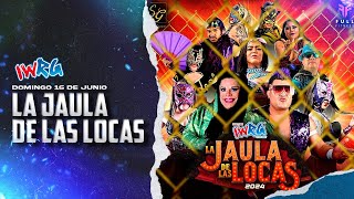 IWRG EN VIVO 🛑  JAULA DE LAS LOCAS [upl. by Bronk]