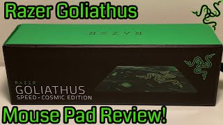 RAZER Goliathus Mouse Pad Review [upl. by Aronael]