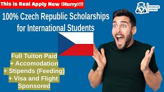 100 Czech Republic Scholarships for International Students 2025  Fully Funded [upl. by Enuahs806]