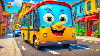 Wheels on the Bus  Nursery Rhymes  Kids Songs  Sing Along [upl. by Zenas]