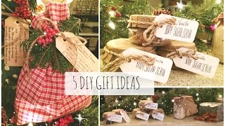 5 DIY Christmas Gift Ideas Easy amp Affordable  SoJustine [upl. by Urbana]