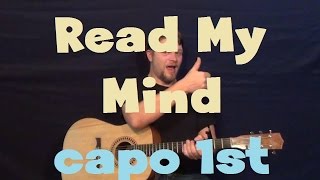 Read My Mind The Killers Easy Strum Guitar Lesson How to Play Tutorial [upl. by Dix]