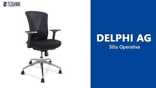 Silla ergonómica de oficina DELPHI AG  Tizianni Perú [upl. by Assert]