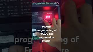 Fm200 fire suppression system manual programming fireprotection Firebasic fm200 [upl. by Key]