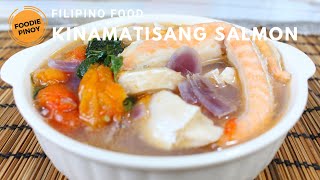 How to cook Kinamatisang Salmon Belly [upl. by Niasuh]