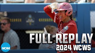 Oklahoma vs UCLA 2024 Womens College World Series  FULL REPLAY [upl. by Droc]