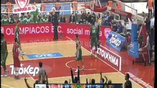 HIGHLIGHTS OLYMPIACOS BC  PANATHINAIKOS 422013 [upl. by Aryn749]