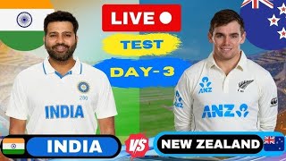 INDIA VS NEWZELAND 3RD TESTDAY 2TEST MATCH [upl. by Anthiathia315]