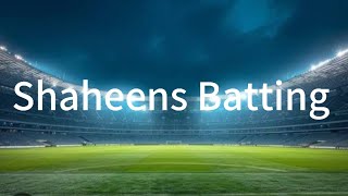 FALCONS VS SHAHEENS  MATCH 6  JEEWAN CITY CRICKET LEAGUE JCCL  SHAHEENS BATTING INNING [upl. by Nomead]