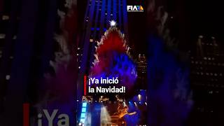 ¡Oficialmente llegó la Navidad 🎄Así fue el encendido del árbol en Rockefeller Center [upl. by Ayat]