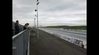 Pumaspeed Ford Fiesta EcoBoost 1 0 turbo Drag Strip Run 15 second car [upl. by Getraer]