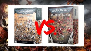 WH40K Combat Patrol Vs Boarding Patrol Tau Empire [upl. by Analak]