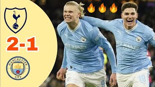 Tottenham vs Manchester City 21 All Goals amp Highlights 20232024 [upl. by Trainer]