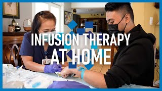 Infusion Therapy at Home [upl. by Nnaeirb995]