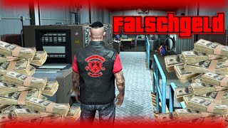 Gta 5 Online  🤑Geld machen mit Falschgeld Drucken🤑  🇦🇱 Illyrian Brothers MC 🇦🇱 [upl. by Ainafetse351]