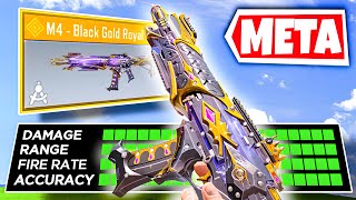 BEST M4 BLACK GOLD ROYAL GunsmithLoadout  No Recoil Fast ADS  M4 Attachments COD Mobile Season 2 [upl. by Ahso]