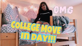 COLLEGE MOVE IN DAY VLOG 2018  Grand Valley State University [upl. by Anoiuq844]