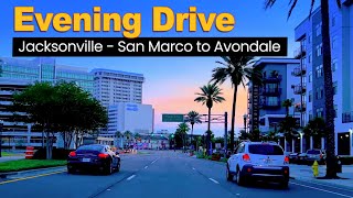 Evening Drive With Me in Jacksonville Florida  San Marco Riverside Avondale [upl. by Descombes29]