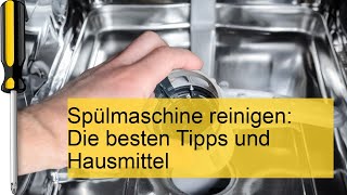 Spülmaschine reinigen Tipps und Hausmittel [upl. by Flowers]