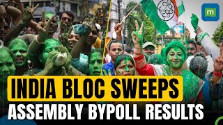 Assembly Bypoll Results INDIA Bloc Wins 10 Seats BJP Secures 2 Independent Candidate Wins 1 [upl. by Llenrap60]