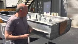 How to fix a Hole in An Aluminum Boat Quick Patch [upl. by Ilamad]