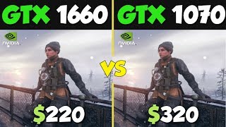 GTX 1660 vs GTX 1070 [upl. by Onibag]