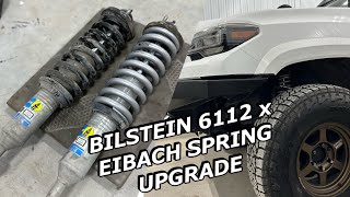 Bilstein 6112  Eibach Spring swap  UCA 1 year review [upl. by Annaierb71]