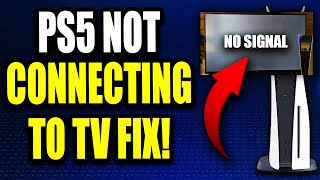 How to Fix PS5 Not Connecting to TV  Tips [upl. by Alejoa]