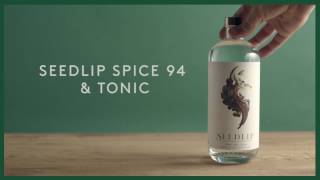 Seedlip Spice Tonic Cocktail Recipe [upl. by Yauqaj]