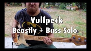 Beastly  solo bass cover vulfpeck [upl. by Nyladnek]