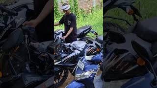 Bajaj Pulsar rs 200 vs tvs Apache RTR 160 4v exhaust sound ❤️‍🔥 [upl. by Dadelos]