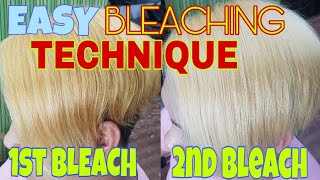 HOW TO DO HAIR BLEACHING  HAIR BLEACHING TUTORIAL  Chading [upl. by Meilen]