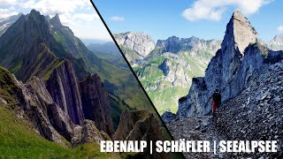 Hiking AescherInn Ebenalp Schäfler and Seealpsee  Best Hikes Switzerland [upl. by Roter]