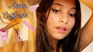 ASMR  Une adorable coiffeuse soccupe de tes cheveux et cest presque hypnotisant [upl. by Mansfield]