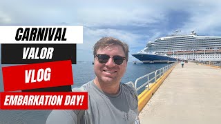 Carnival Valor Embarkation Day Vlog New Orleans amp Sailing Down The Mississippi [upl. by Ahsito92]