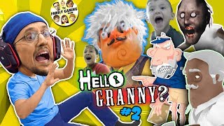 HELLO GRANNY in our HOUSE FGTEEV ❤️s GRANNY BABE Hello Neighbor Grannys House Mod Game 2 [upl. by Anerroc]